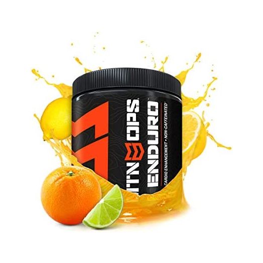 MTN OPS Enduro Cardio Enhancement Non-Caffeinated Energy Drink Mix 30-Serving Bottle, Citrus Bliss