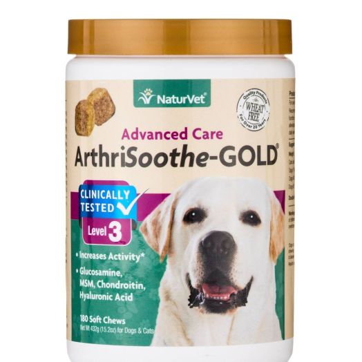 NaturVet ArthriSoothe GOLD (Advanced Care) - 180 Soft Chew
