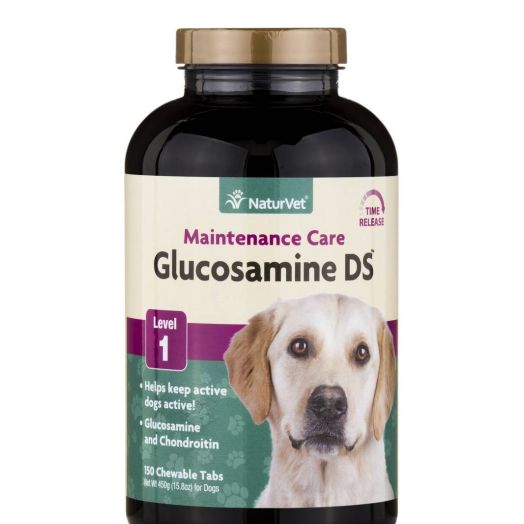 NaturVet Glucosamine DS Level 1 (Maintenance Care) - 150 Chewable Tablets