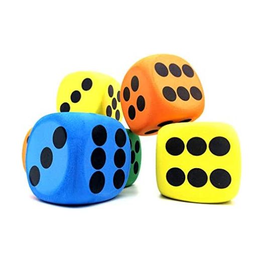 Qidiwin Giant EVA Foam Dices, 6PCS
