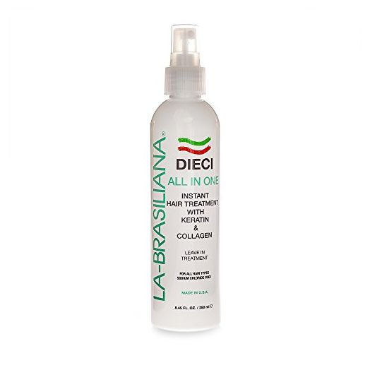 La-Brasiliana Dieci All-In-One Instant Hair Treatment, 8.45 fl.oz.