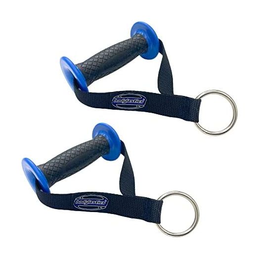 Bodylastics Resistance Band Handles, Exercise Band Handles, Strong Gym Handles (Upgraded)