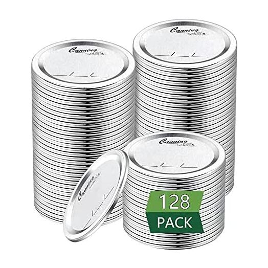 128-Count, Regular Mouth Canning Lids