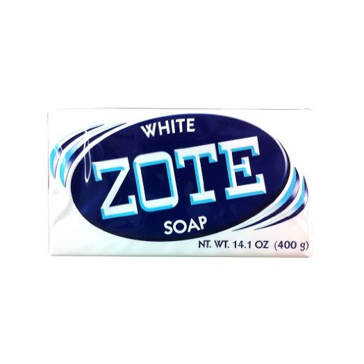 Zote White Laundry Bar Soap, Net WT 14.1 oz, (Pack of 4)