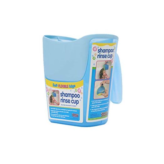 Shampoo Rinse Cup for Kids | Baby Bath Pail | Tear Free Baby Rinser Pail - Three Color Choices