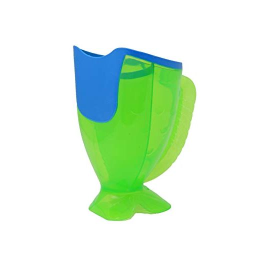 Fish Shampoo Rinse Cup for Kids | Baby Bath Pail | Tear Free Baby Rinser Pail | Three Color Choices