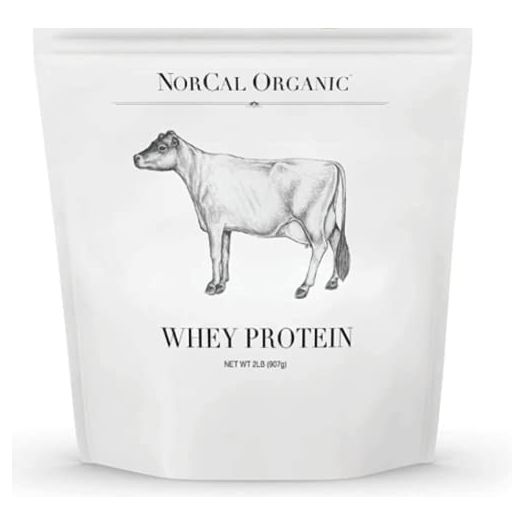 Natural Norcal Organic Grass Fed Whey Protein Powder (Unflavored)