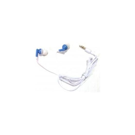 TFD Supplies Wholesale Bulk Earbuds Headphones 100 Pack for iPhone, Android, MP3 Player - Blue