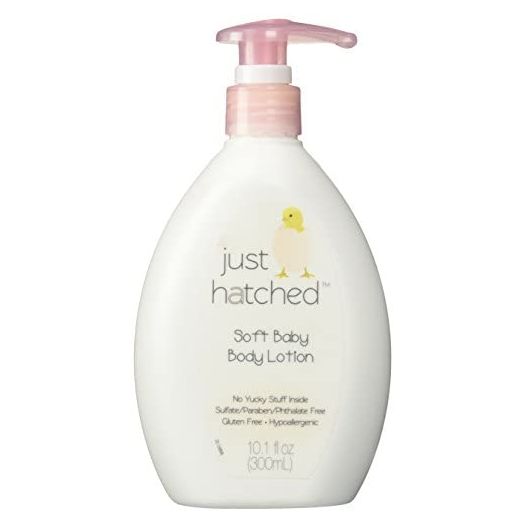 Just Hatched Soft Baby Body Lotion, Daily Moisture, Made with Essential Oils, Calming, Soothing, Moisturizing, No Yucky Stuff/Harsh Ingredients, 10.1 fl oz