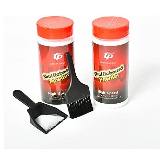 TORPSPORTS Shuffleboard Powder Wax Shuffleboard Sand Wax/Dustpan/Mini Broom Sets