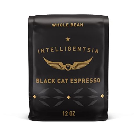 Intelligentsia Coffee, Medium Roast Whole Bean Coffee, Black Cat Espresso 12 Ounce Bag with Flavor Notes of Stone Fruit