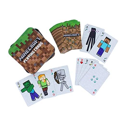 Minecraft Playing Cards - Standard Deck of Cards in Collector Travel Tin