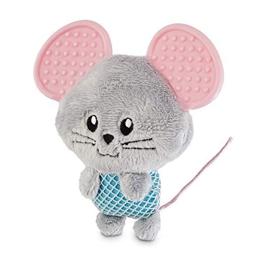 Petco Brand - Leaps & Bounds Little Paws Teething Mouse Kitten Toy with Catnip, One Size Fits All