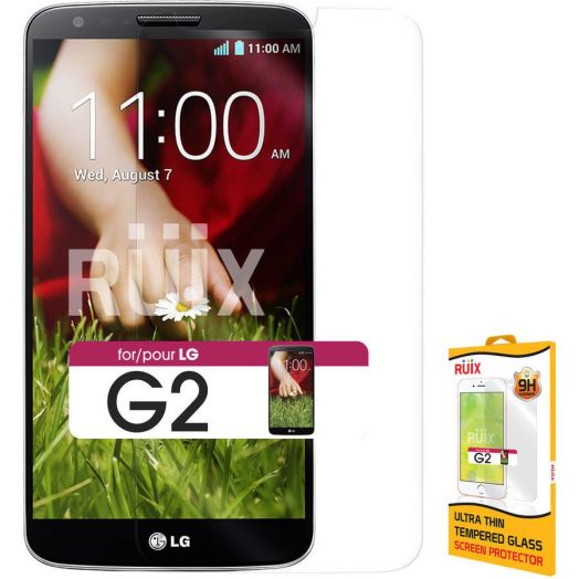 RUIX Premium Tempered Glass Screen Protector for LG G2 (0.3mm)