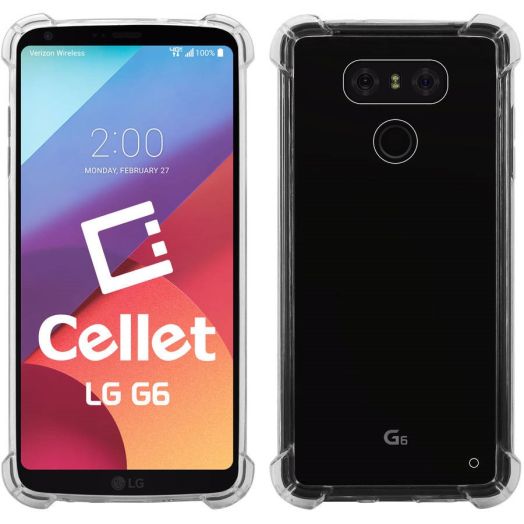 Cellet Scratch Resistant TPU/PC Protective Case for LG G6 - Clear