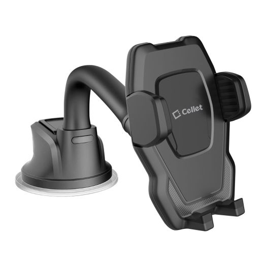 Cellet Flexible Gooseneck Dashboard and Windshield Phone Holder Mount for with iPhone 13 Pro, 13 Pro Max, XS Max, XR, X, Xs, Galaxy Z Flip3, S21 Ultra, S21+, S21, S20 FE, S20+