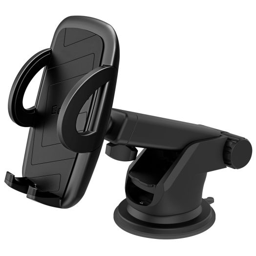 Universal Extendable Telescopic Arm Windshield and Dashboard Smartphone Holder Mount Compatible to iPhone 13 Pro 13 Pro Max 13 Mini 12 11 SE SX XR Note 20 10 9 Galaxy S21