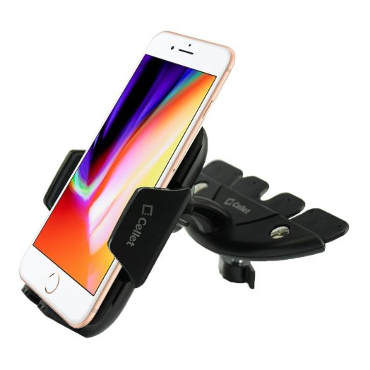 Cellet CD Slot Phone Holder Mount for iPhone 13 Pro 13 Pro Max 13 Mini 12 11 SE SX XR Note 20 10 9 Galaxy S21