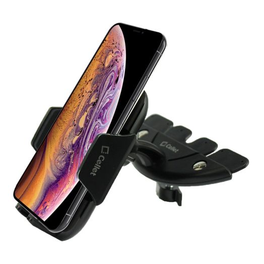 Cellet CD Slot Phone Holder Mount for iPhone 13 Pro 13 Pro Max 13 Mini 12 11 SE SX XR Note 20 10 9 Galaxy S21