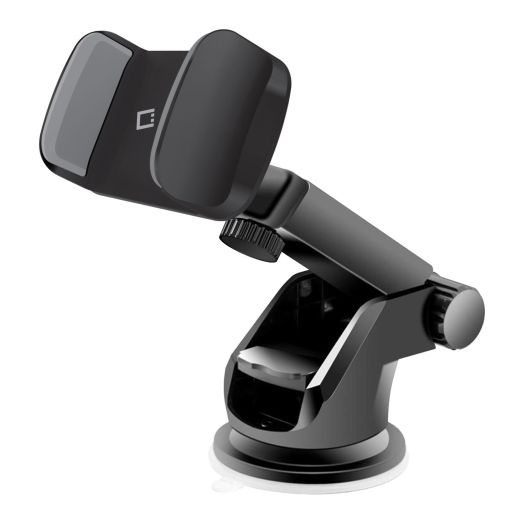 Cellet Extendable Telescopic Arm Dashboard Phone Holder Mount with Reusable Sticky Suction Pad, Lock Lever, 360 Degree Rotating Cradle, Folding and Extendable Arm