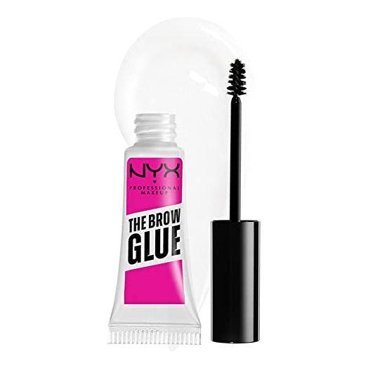 NYX PROFESSIONAL MAKEUP The Brow Glue, Extreme Hold Eyebrow Gel, Clear