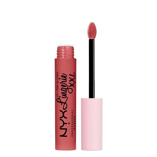 NYX Professional Makeup Lip Lingerie XXL Smooth Matte Liquid Lipstick, 16hr Longwear, XXPose Me, 0.13 fl. oz.