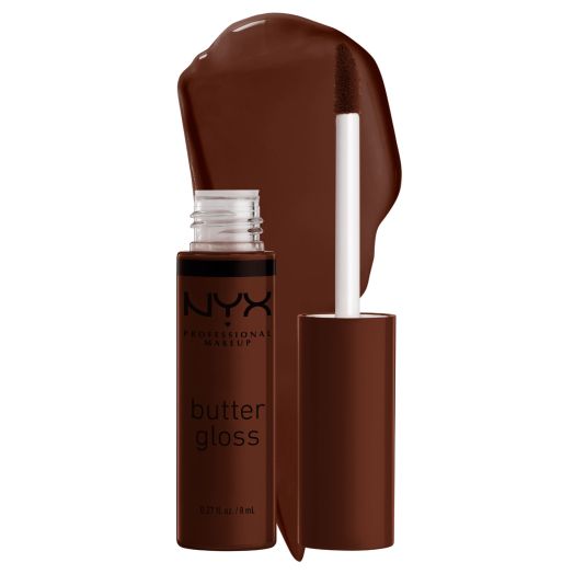 NYX Professional Makeup Butter Gloss, Non-Sticky Lip Gloss, Lava Cake, 0.27 Oz