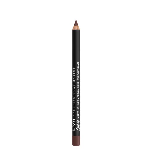 NYX Professional Makeup Suede Matte Lip Liner, 55 Cold Brew, 0.12 Oz.