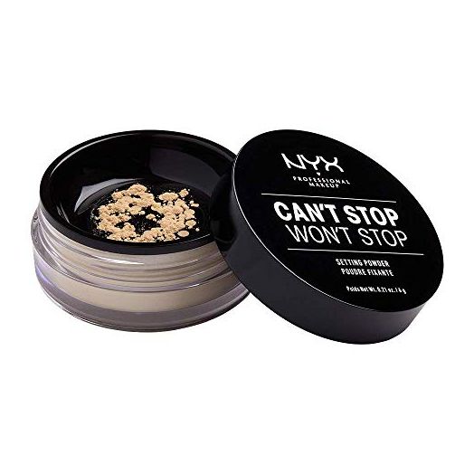 NYX PROFESSIONAL MAKEUP Can't Stop Won't Stop Loose Setting Powder, Light-Medium