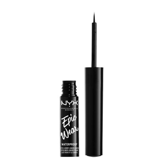NYX Professional Makeup Epic Wear Liquid Liner, Long-Lasting Waterproof Liquid Eyeliner, Black
