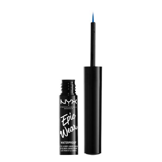 NYX Professional Makeup Epic Wear Liquid Liner, Long-Lasting Waterproof Liquid Eyeliner, Sapphire