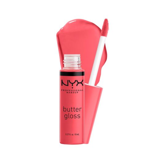 NYX Professional Makeup Butter Gloss, Non-Sticky Lip Gloss, Sorbet, 0.27 Oz