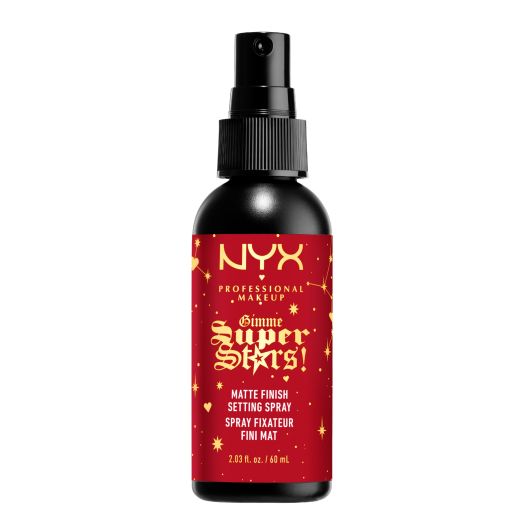 NYX Professional Makeup Setting Spray, Matte Finish, Long-lasting, vegan formula, Holiday Collection, 2.03 fl oz