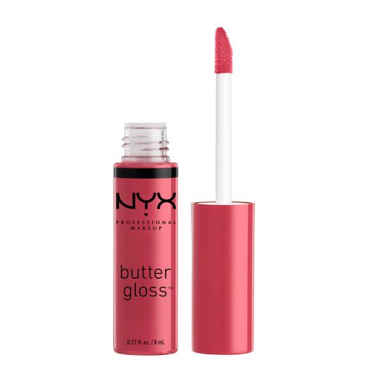 NYX Professional Makeup Butter Gloss, Non-sticky Lip Gloss, Strawberry Cheesecake 0.27 Oz