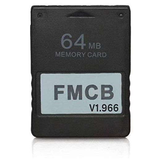 PS2 Memory Card FMCB 64MB for Sony Playstation 2 PS2,Just Plug and Play, Free Mcboot Your PS2