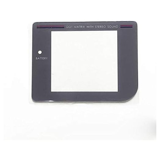 Replacement Glass Screen Lens Cover for Gameboy Game Boy GB DMG Original System - Light Grey