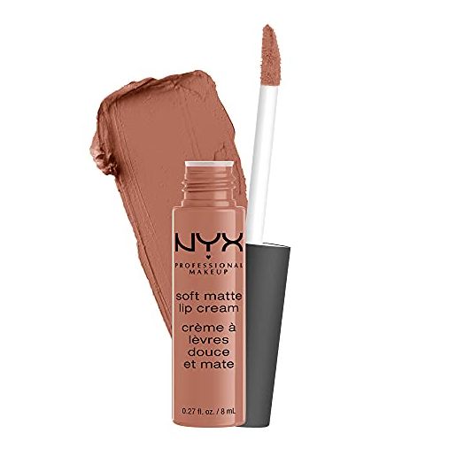 NYX PROFESSIONAL MAKEUP Soft Matte Lip Cream, Lightweight Liquid Lipstick, Abu Dhabi (Deep Rose-Beige)