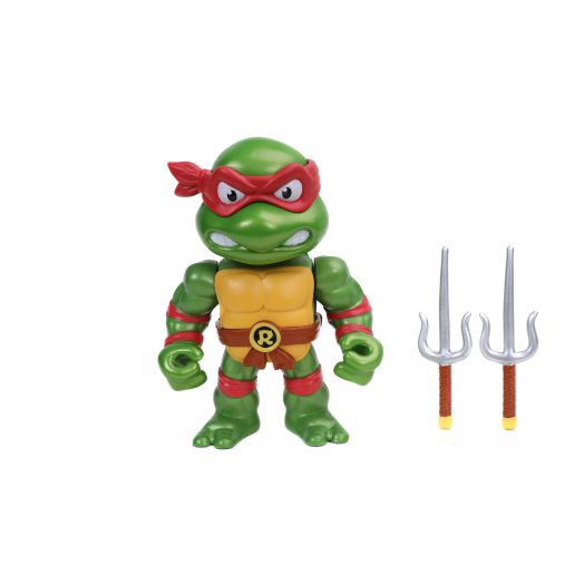 Jada Toys "Teenage Mutant Ninja Turtles 4"" Raphael Die-cast Figure, Toys for Kids and Adults, red