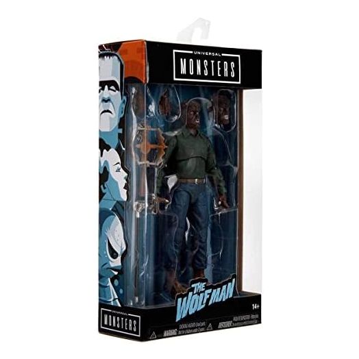 Jada Toys Universal Monsters 6" The Wolfman Action Figure, Toys for Kids and Adults