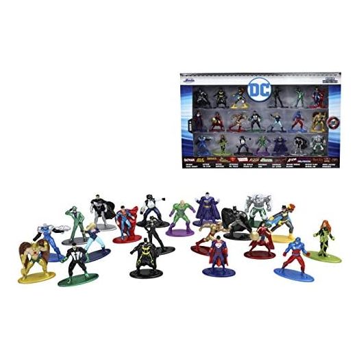 Jada Toys DC Comics 1.65"" Die-cast Metal Collectible Figures 20-Pack Wave 4, Toys for Kids and Adults (32391) , Blue