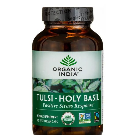 Organic India Tulsi - Holy Basil - 180 Vegetarian Capsules