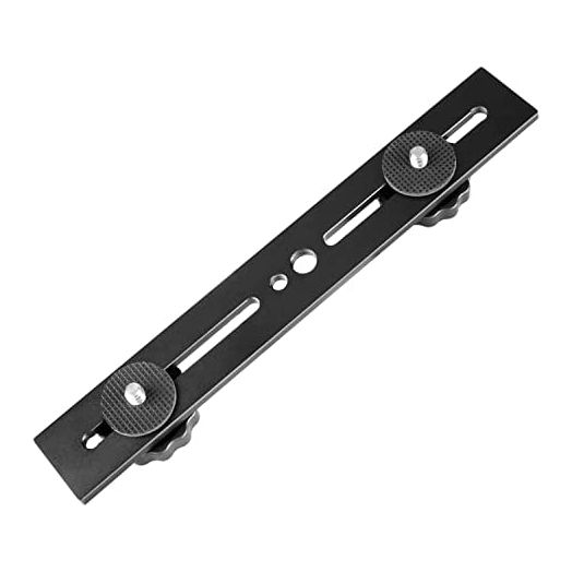 Neewer 8"/20.3cm Dual Camera Mount Tripod Bracket for 3D Stereo Stereoscopic Photography