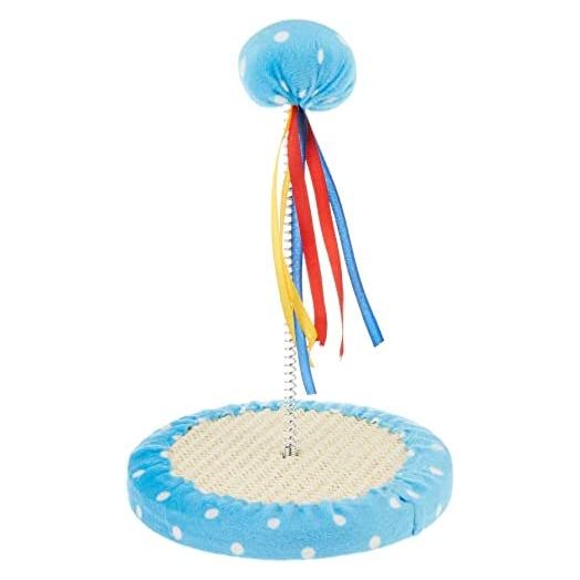 Pets First Cat Toy Punching Bag Ball Fun Activity with Scratching Board - Entertain Your Pet- Great Exercise