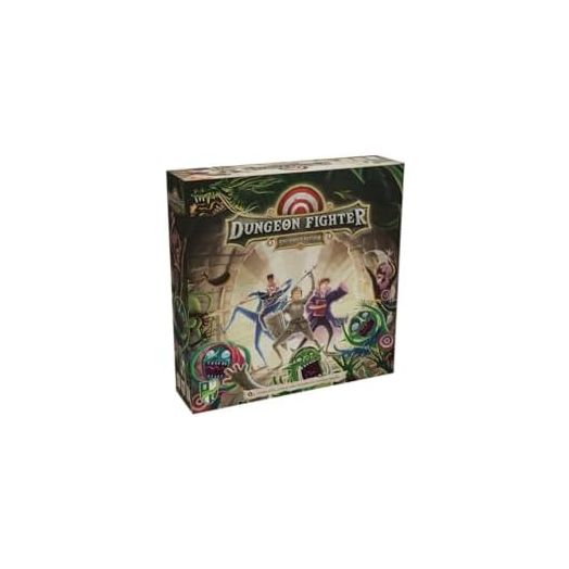 Dungeon Fighter, Strategy Cooperative Board Game, Communicate Quickly and Well, Dexterity is Key, Throw the Dice for Great Success, For 1 to 6 Players, Ages 8 and up