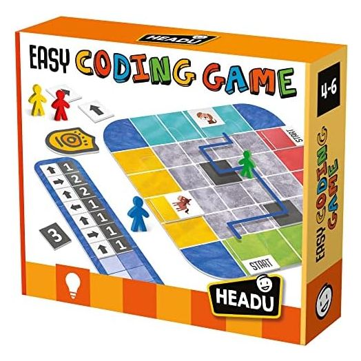 Headu Easy Coding Game, Educational Toys for Boys and Girls Ages 4-6 Years Old, Preschool Learning Toys, Teacher Homeschool Supplies, Birthday