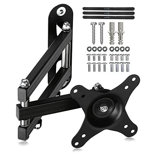 Suptek TV Wall Mount Swivel Tilt Rotation Full Motion Adjustable Articulating for Most 15- 32 inch LED, LCD Monitor Wall Mount VESA 75,100 (MA2720)