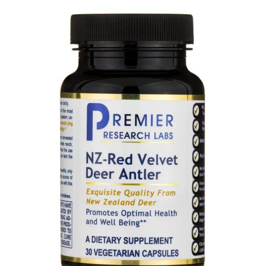Premier Research Labs NZ-Red Velvet Deer Antler - 30 Vegetarian Capsules