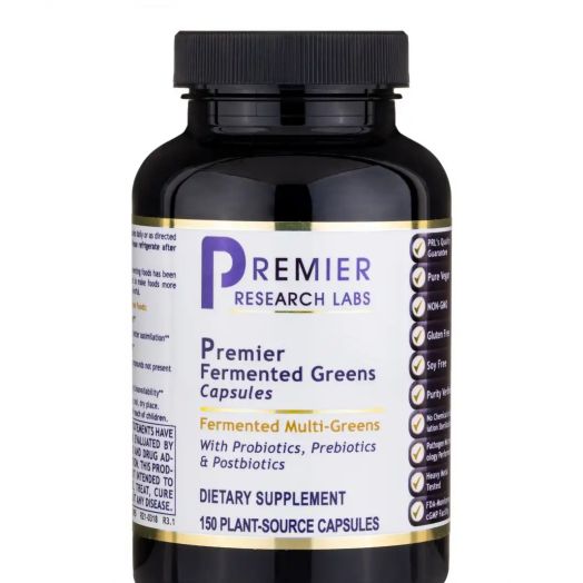 Premier Research Labs Premier Fermented Greens Capsules - 150 Plant-Source Capsules