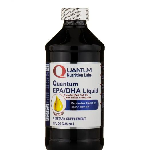 Quantum Nutrition Labs Quantum EPA/DHA Liquid, Lemon Flavor - 8 fl. oz (235 ml)