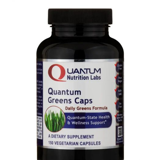Quantum Nutrition Labs Quantum Greens Caps - 150 Vegetarian Capsules